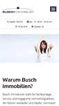 Mobile Screenshot of immobilienbusch.de